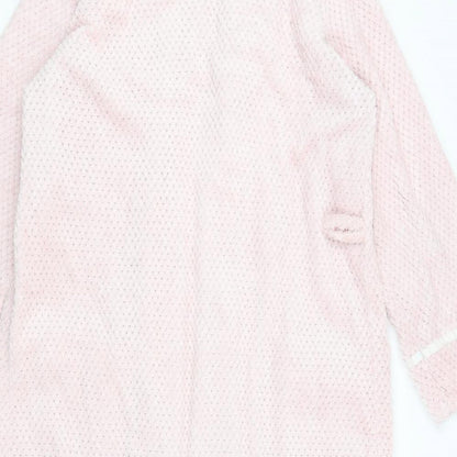 Love to Lounge Womens Pink Solid  Kimono Robe Size XS