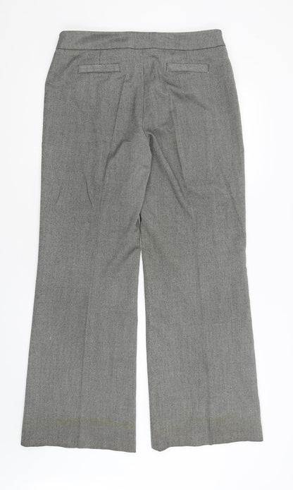 Aphora Womens Grey   Dress Pants Trousers Size 14 L31 in