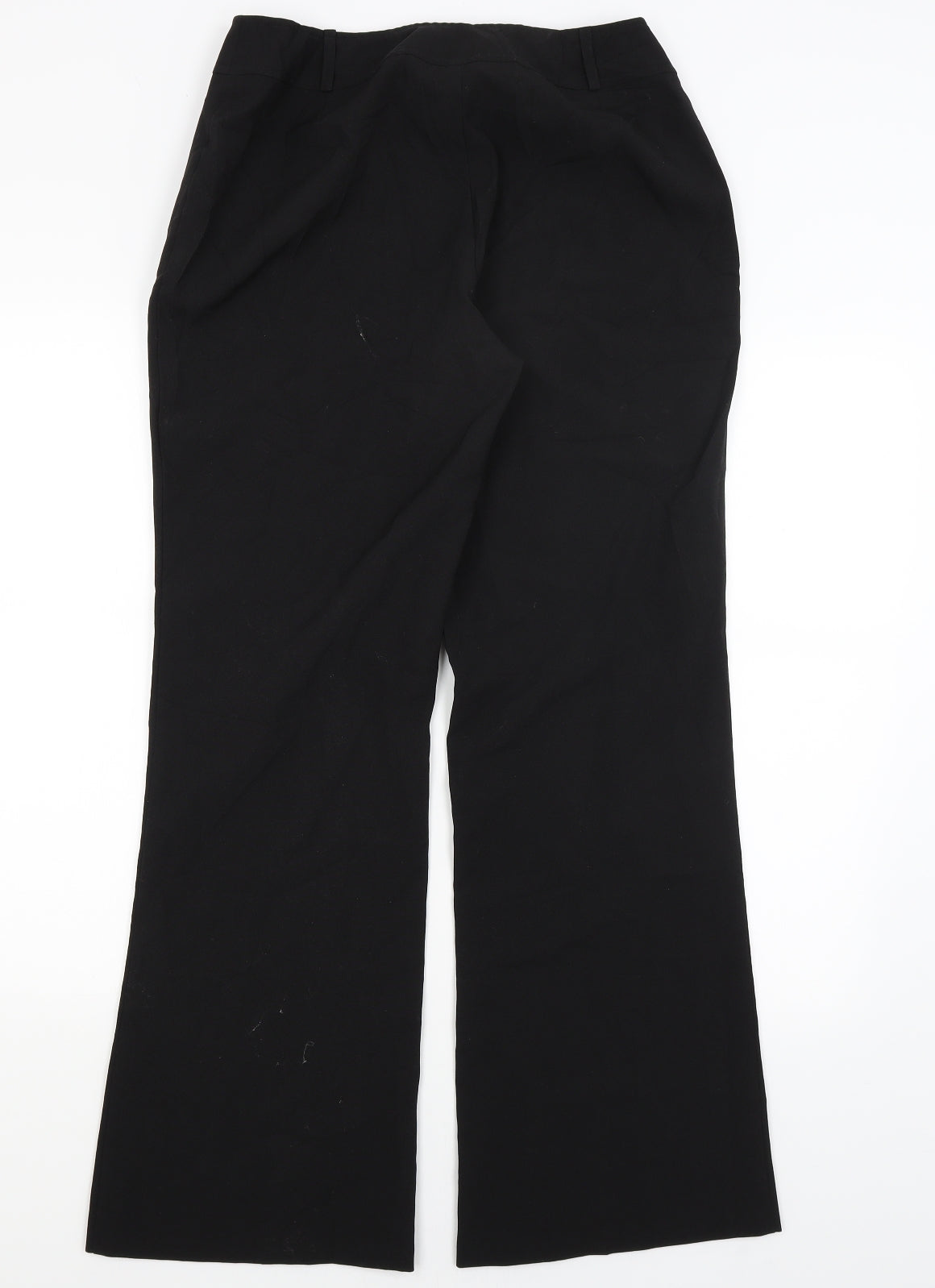 Womens UK Size 12 Dorothy Perkins Regular Fit Dress Pants Black Trousers