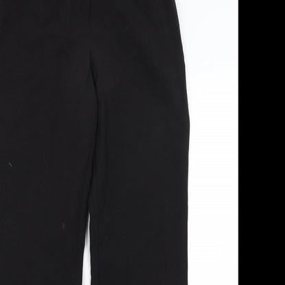 Womens UK Size 12 Dorothy Perkins Regular Fit Dress Pants Black Trousers
