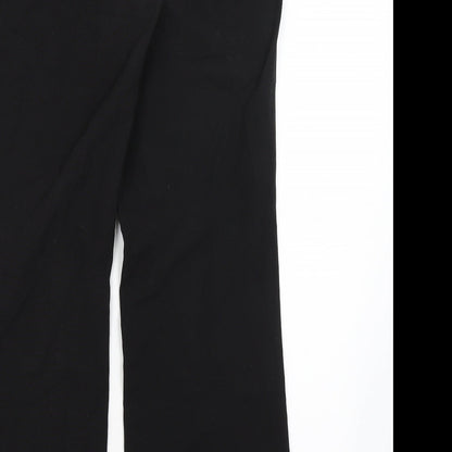 Womens UK Size 12 Dorothy Perkins Regular Fit Dress Pants Black Trousers