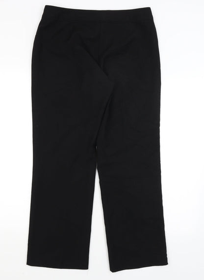 Womens UK Size 10 F&F Regular Fit  Black Trousers