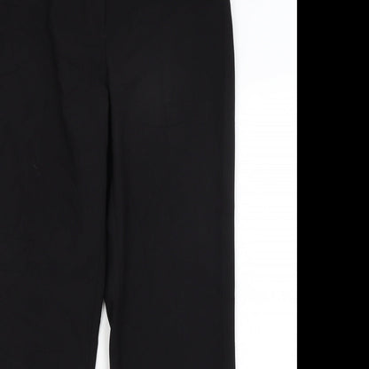 Womens UK Size 10 F&F Regular Fit  Black Trousers