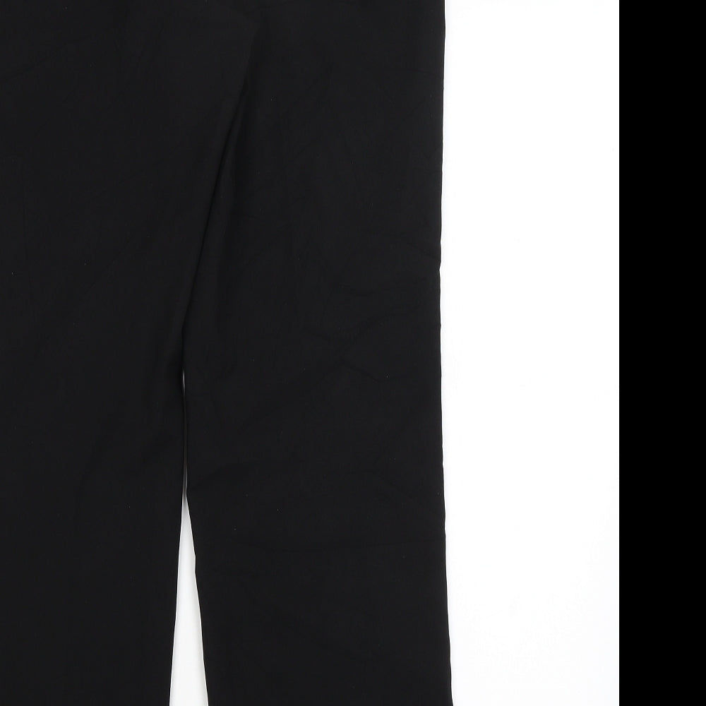 Womens UK Size 10 F&F Regular Fit  Black Trousers