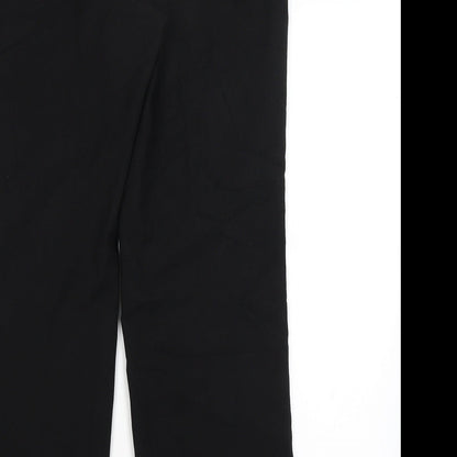 Womens UK Size 10 F&F Regular Fit  Black Trousers