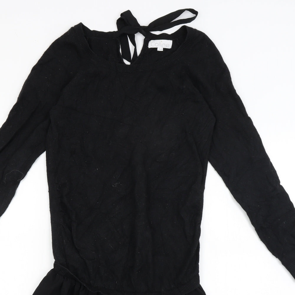 Colline Womens Black   T-Shirt Dress  Size 8