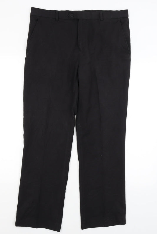 Cedar Wood State Womens Black   Trousers  Size 16 L29 in