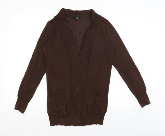 F&F Womens Brown   Wrap Jumper Size 14