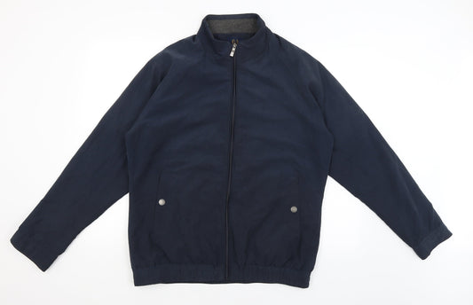 Mens UK Size M Lincoln Blue Windbreaker Coat