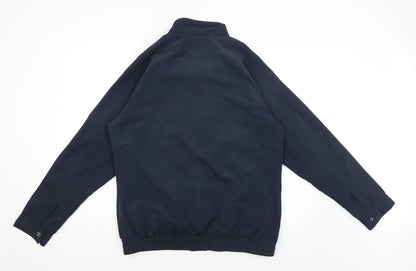 Mens UK Size M Lincoln Blue Windbreaker Coat
