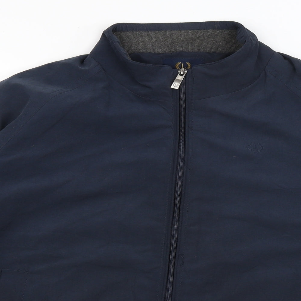 Mens UK Size M Lincoln Blue Windbreaker Coat