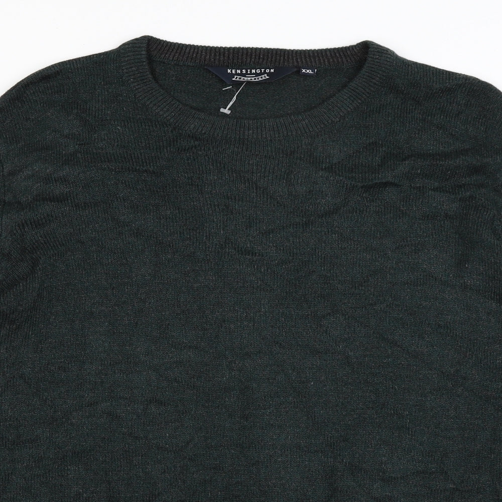 Kensington Mens Green   Pullover Jumper Size 2XL