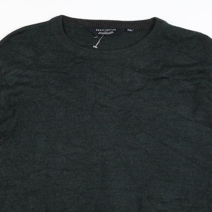 Kensington Mens Green   Pullover Jumper Size 2XL