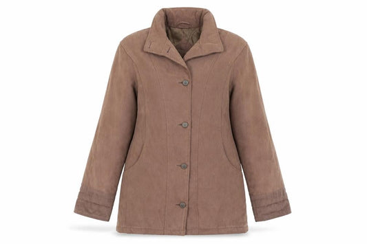 Womens UK Size 14 BHS Brown Overcoat