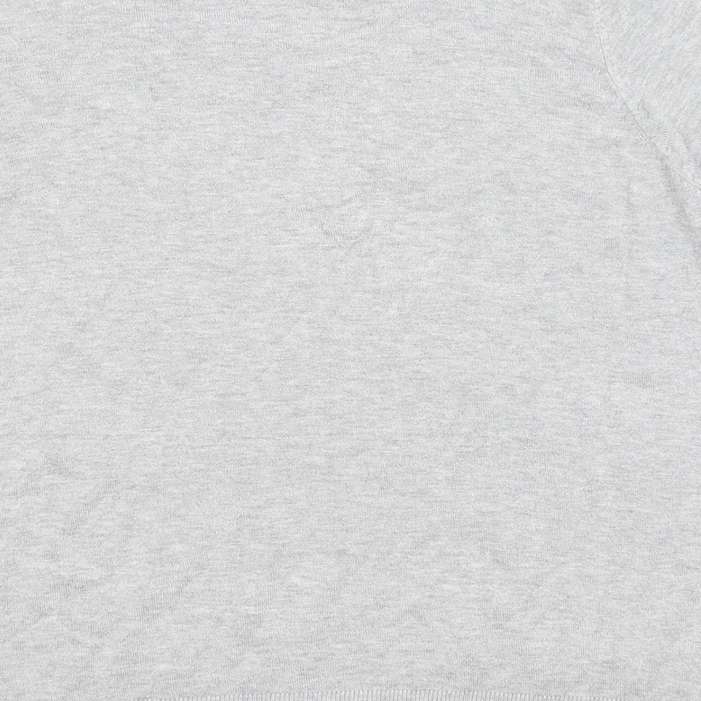 M&S Womens Grey   Basic T-Shirt Size 14