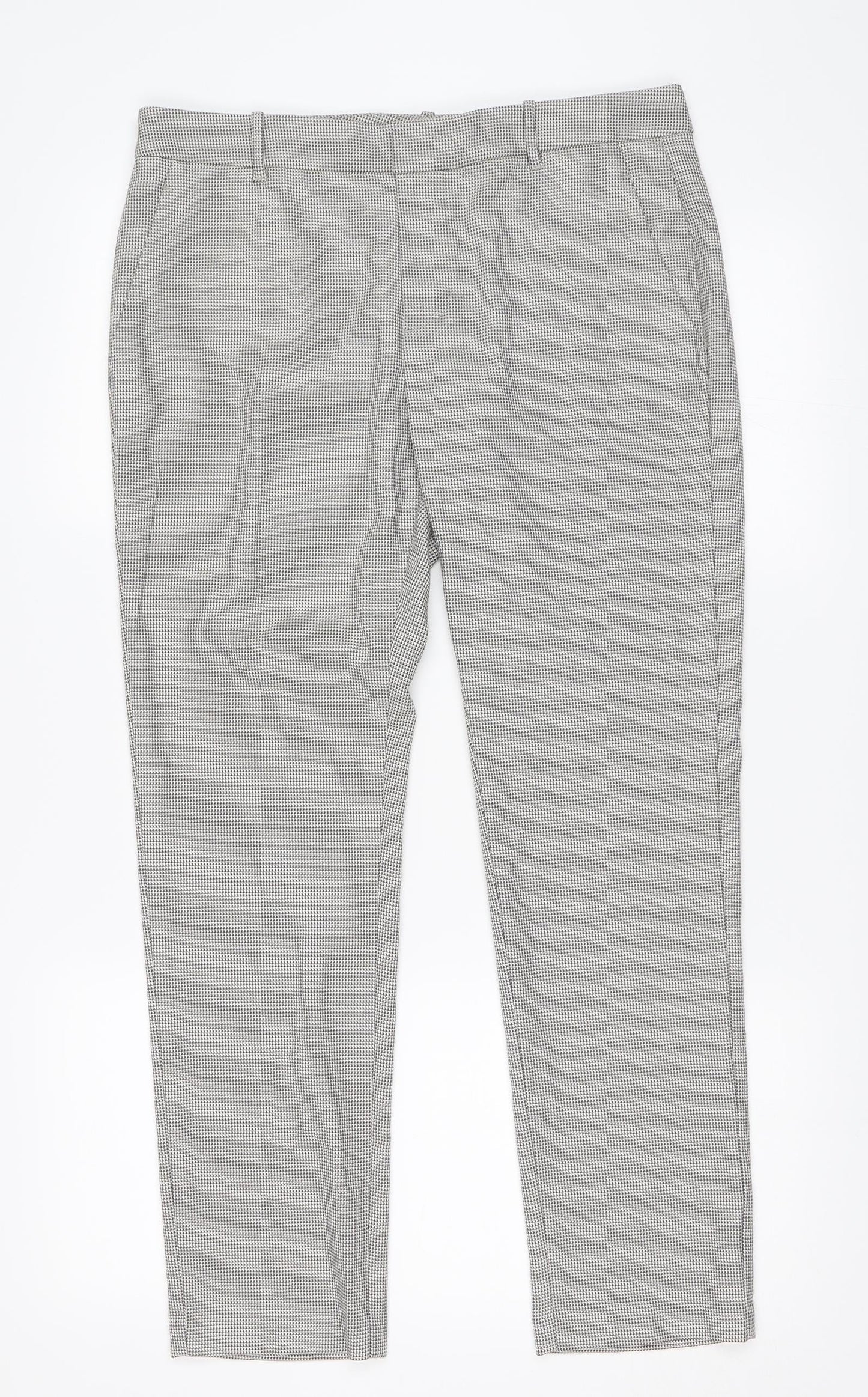 Mango Womens Grey   Trousers  Size 38 L27 in