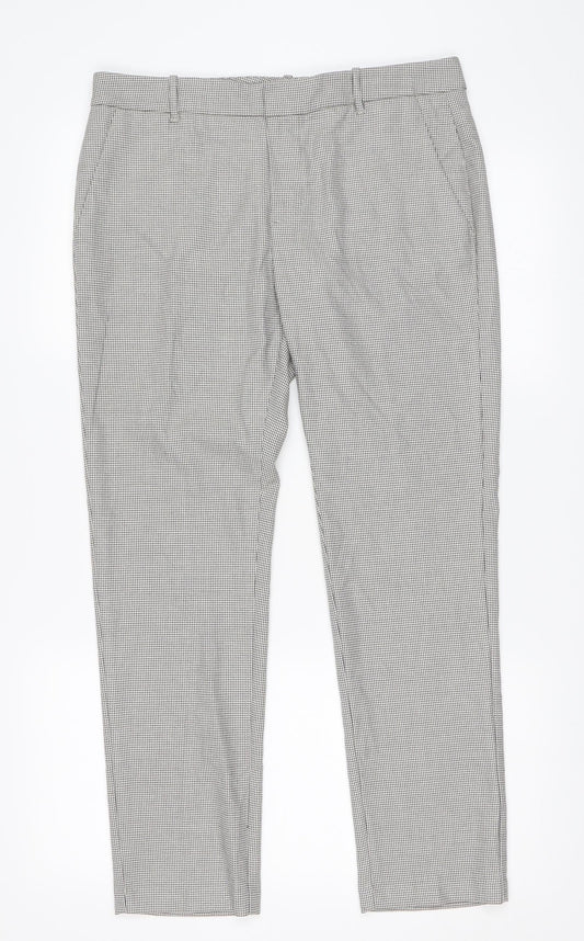 Mango Womens Grey   Trousers  Size 38 L27 in