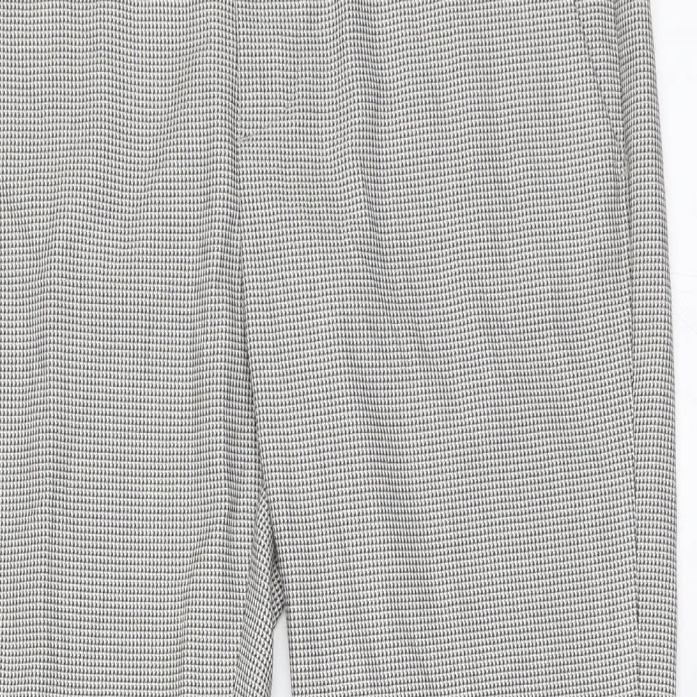 Mango Womens Grey   Trousers  Size 38 L27 in