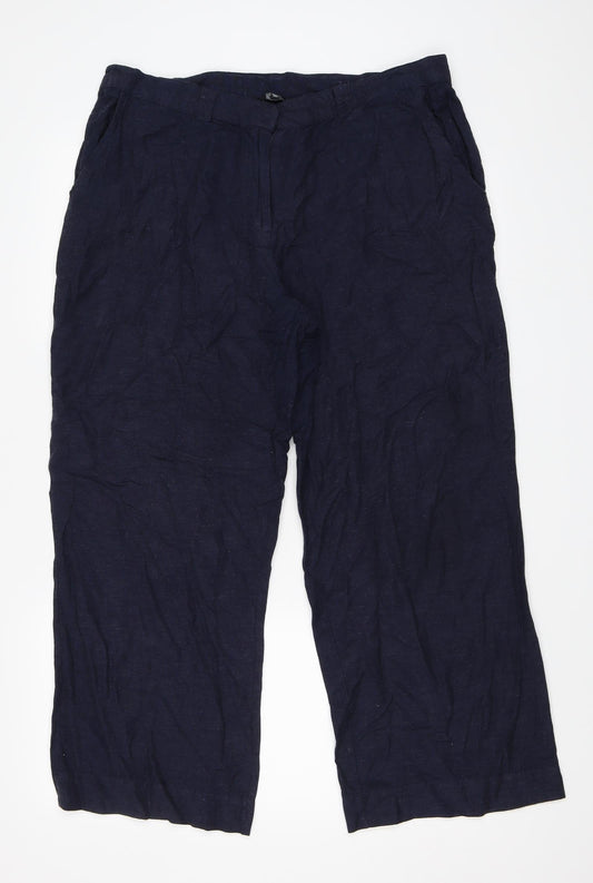 Joanna Hope Womens Blue   Trousers  Size 16 L27 in