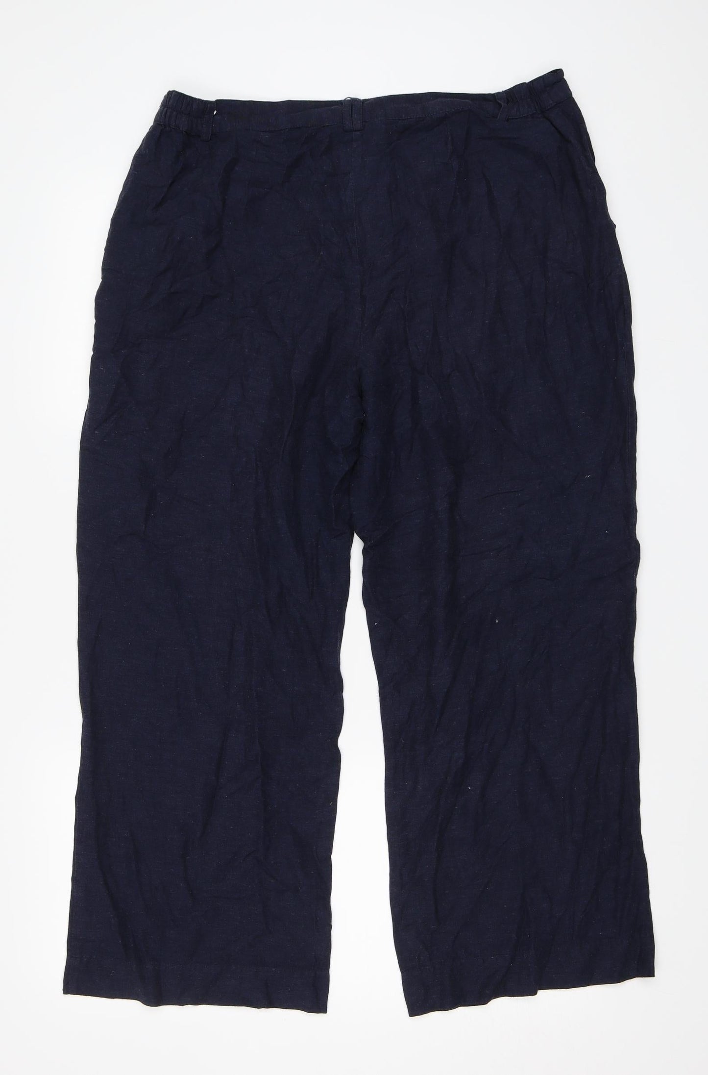 Womens UK Size 16 Joanna Hope Regular Fit  Blue Trousers