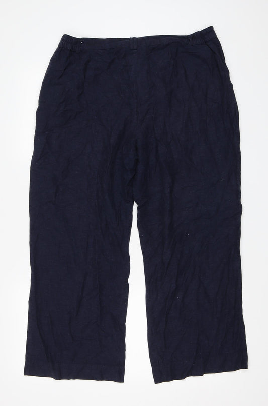 Joanna Hope Womens Blue   Trousers  Size 16 L27 in