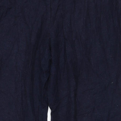 Womens UK Size 16 Joanna Hope Regular Fit  Blue Trousers
