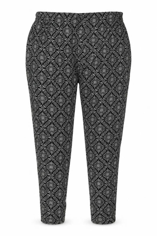 Womens UK Size 12 Autonomy Regular Fit Harem Black Trousers