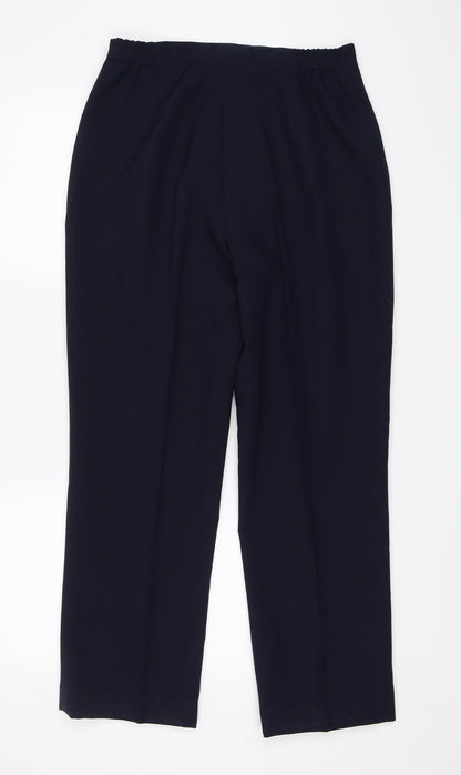 Womens UK Size 14 Berkertex Regular Fit  Blue Trousers