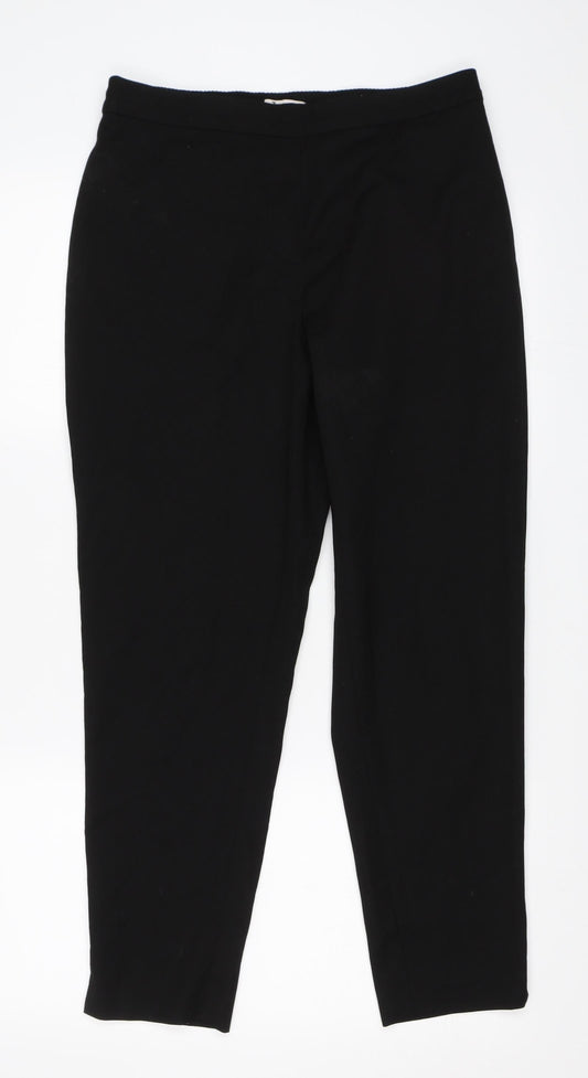TU Womens Black   Trousers  Size 10 L26.5 in
