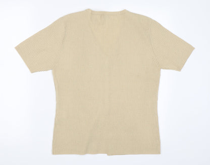 Bonmarché Womens Beige   Cardigan Jumper Size S
