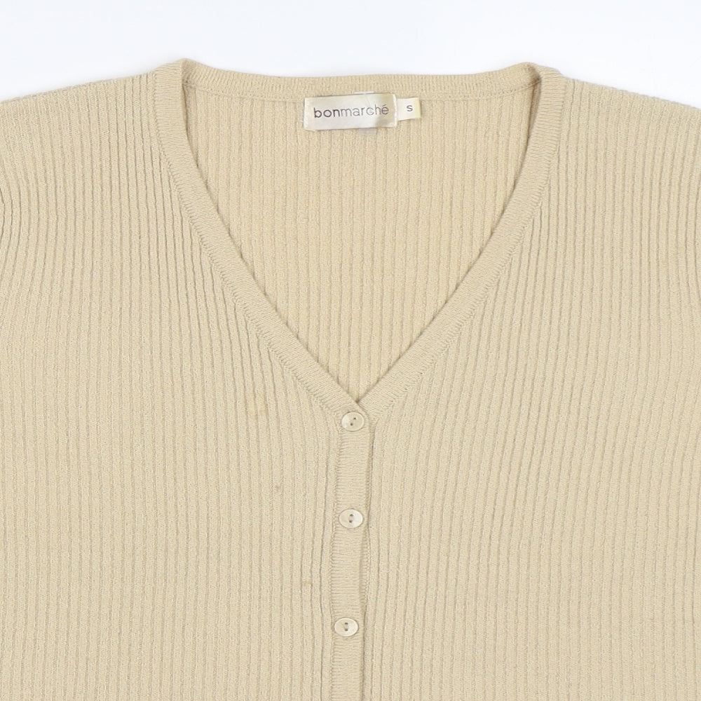 Bonmarché Womens Beige   Cardigan Jumper Size S