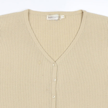 Bonmarché Womens Beige   Cardigan Jumper Size S