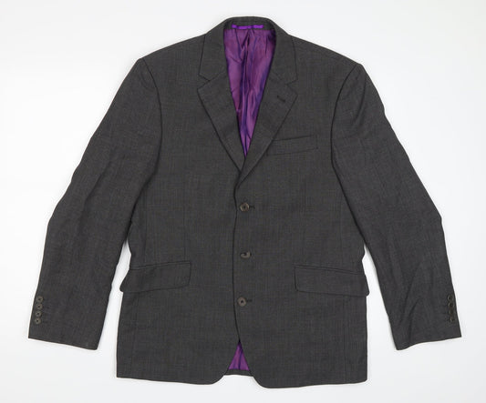 Mens UK Size 40 NEXT Regular Grey Suit Jacket