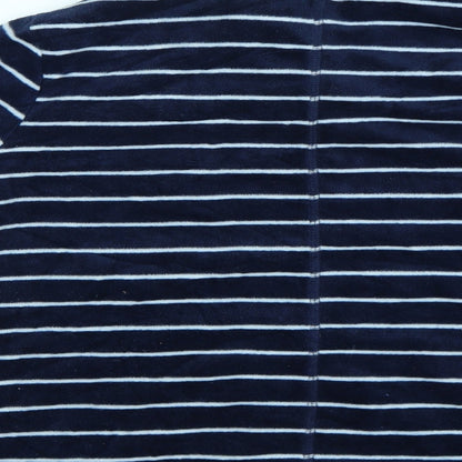 George Womens Blue Striped  Full Zip Jumper Size 10