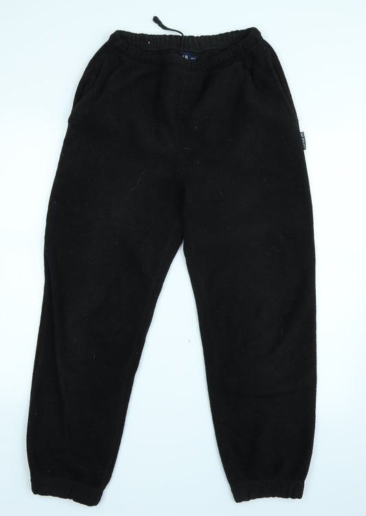 Womens UK Size XS Gap Regular Fit Sweatpants Black Trousers