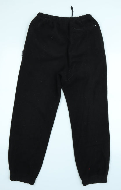Womens UK Size XS Gap Regular Fit Sweatpants Black Trousers