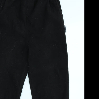 Womens UK Size XS Gap Regular Fit Sweatpants Black Trousers