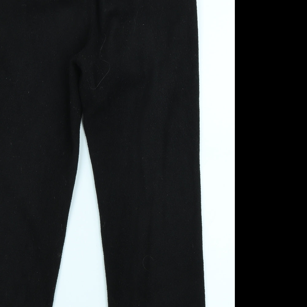 Womens UK Size XS Gap Regular Fit Sweatpants Black Trousers