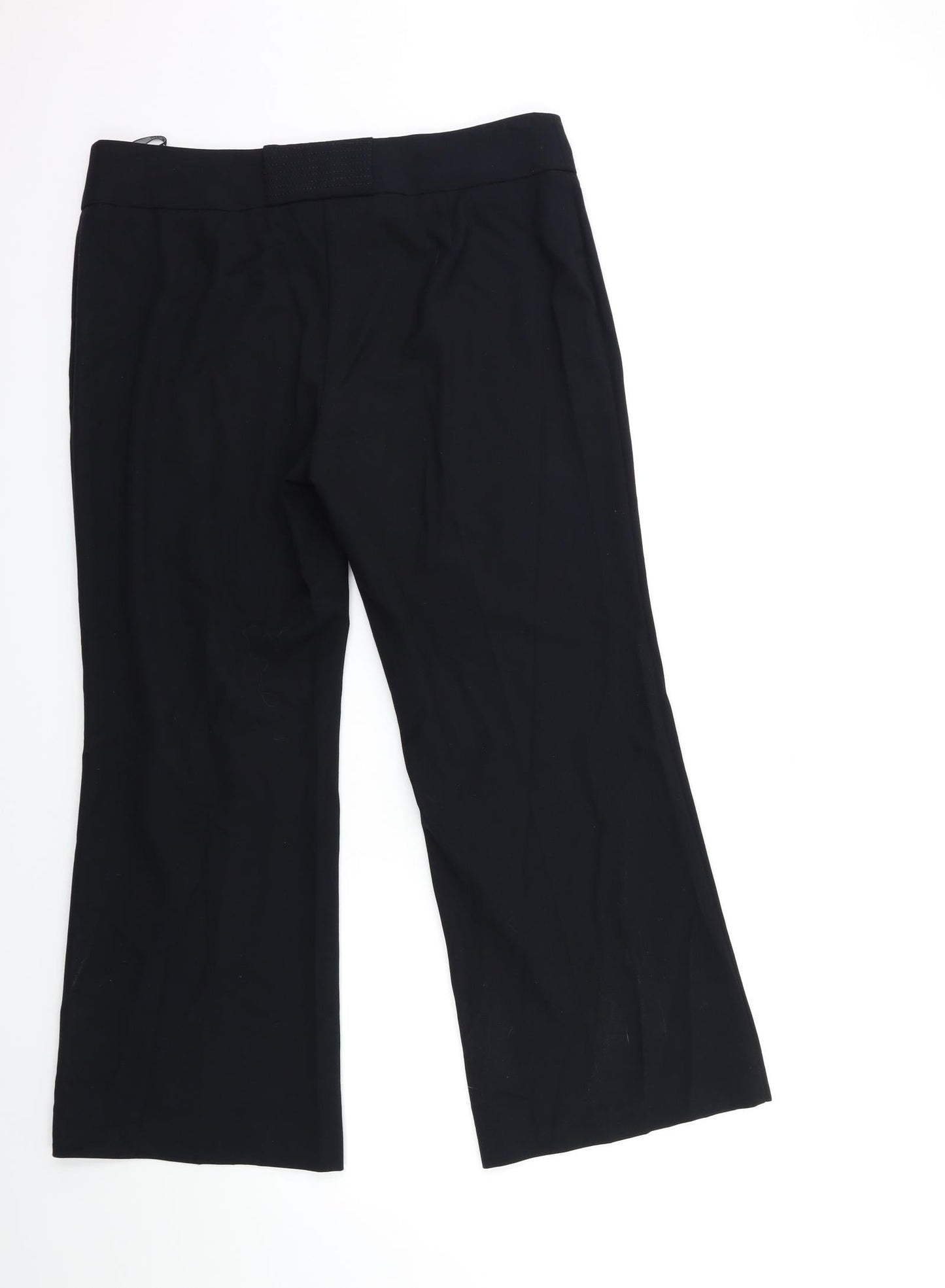 Womens UK Size 32 in Marks and Spencer Regular Fit  Black Trousers