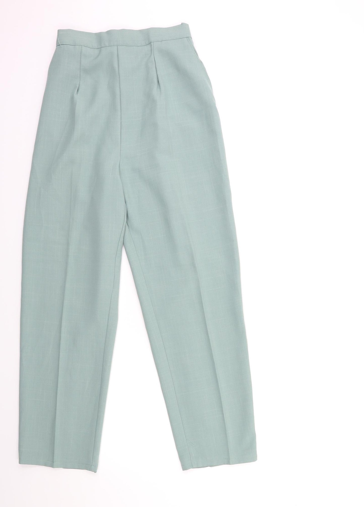 Womens UK Size 14 Preworn Regular Fit  Green Trousers