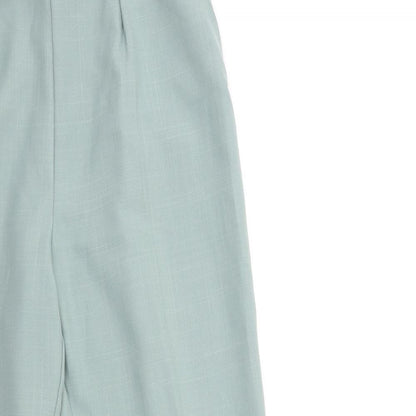 Womens UK Size 14 Preworn Regular Fit  Green Trousers