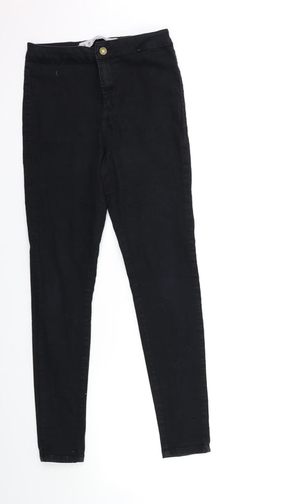 Denim & Co. Womens Beige  Denim Skinny Jeans Size 12 L28 in