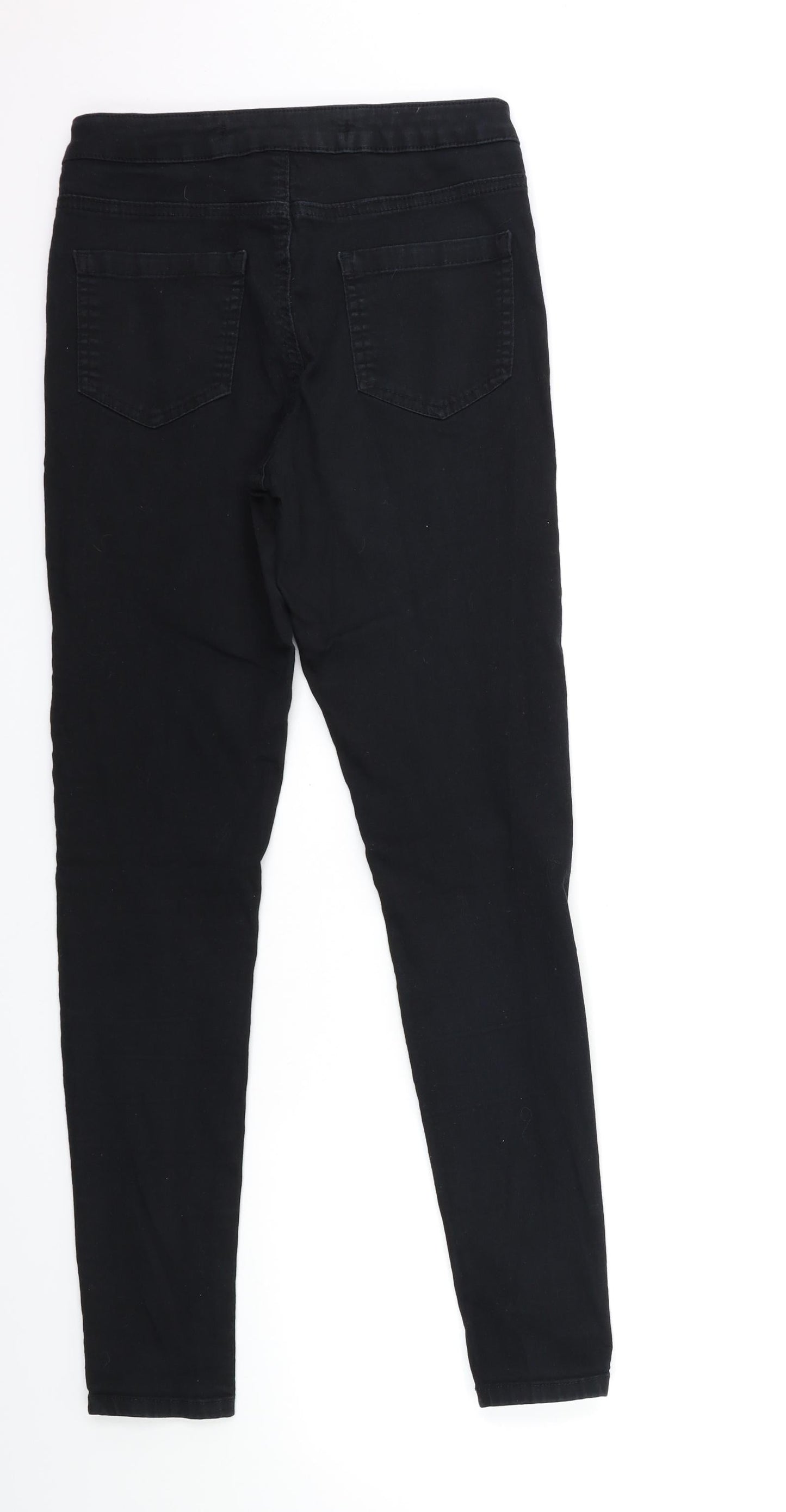 Denim & Co. Womens Beige  Denim Skinny Jeans Size 12 L28 in