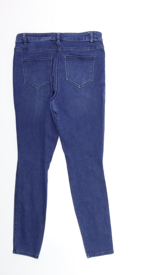 NEXT Womens Blue  Denim Skinny Jeans Size 10 L29 in