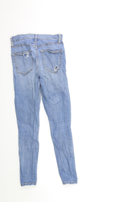 Topshop Womens Blue  Denim Skinny Jeans Size 26 in L30 in
