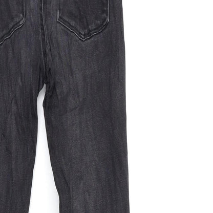 Bershka Womens Grey  Denim Skinny Jeans Size 6 L28 in
