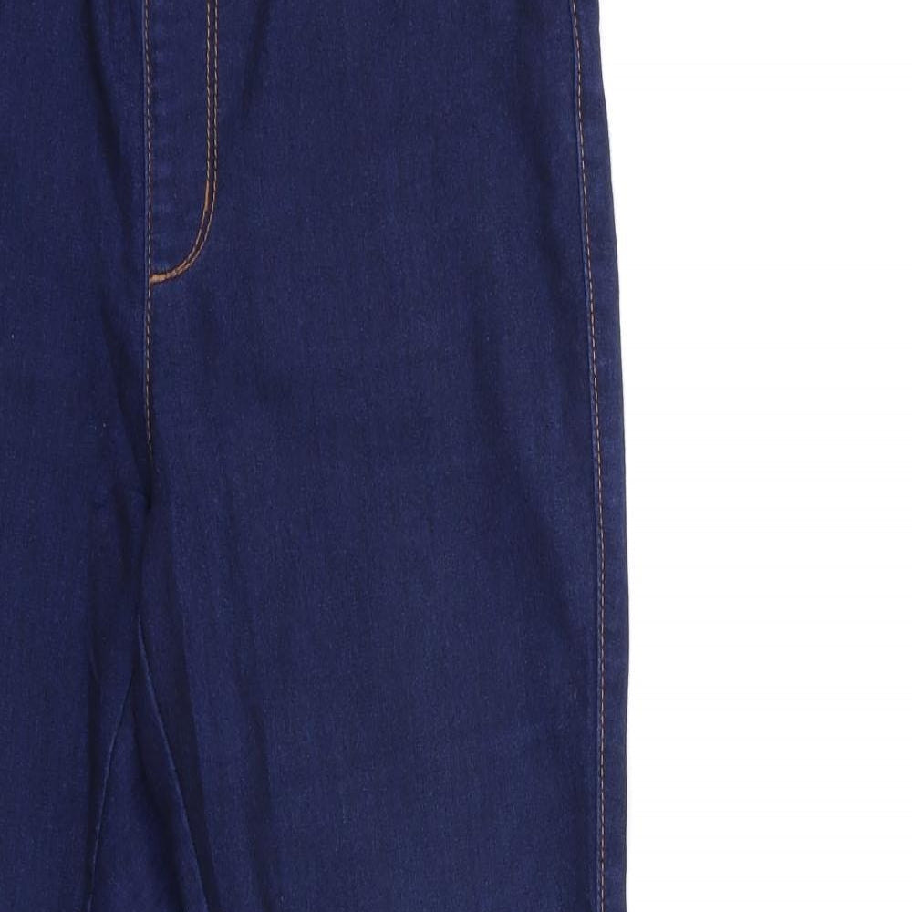 Denim & Co. Womens Beige  Denim Jegging Jeans Size 12 L28 in