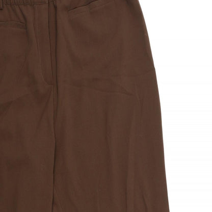 Womens UK Size 20 Damart Regular Fit  Brown Trousers