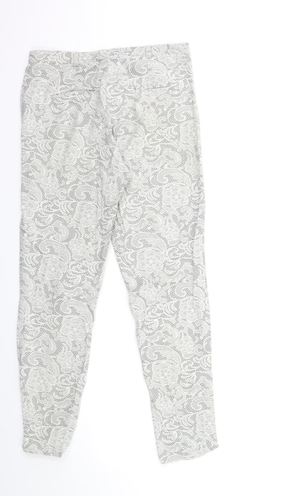Womens UK Size 8 Topshop Regular Fit  Green Trousers