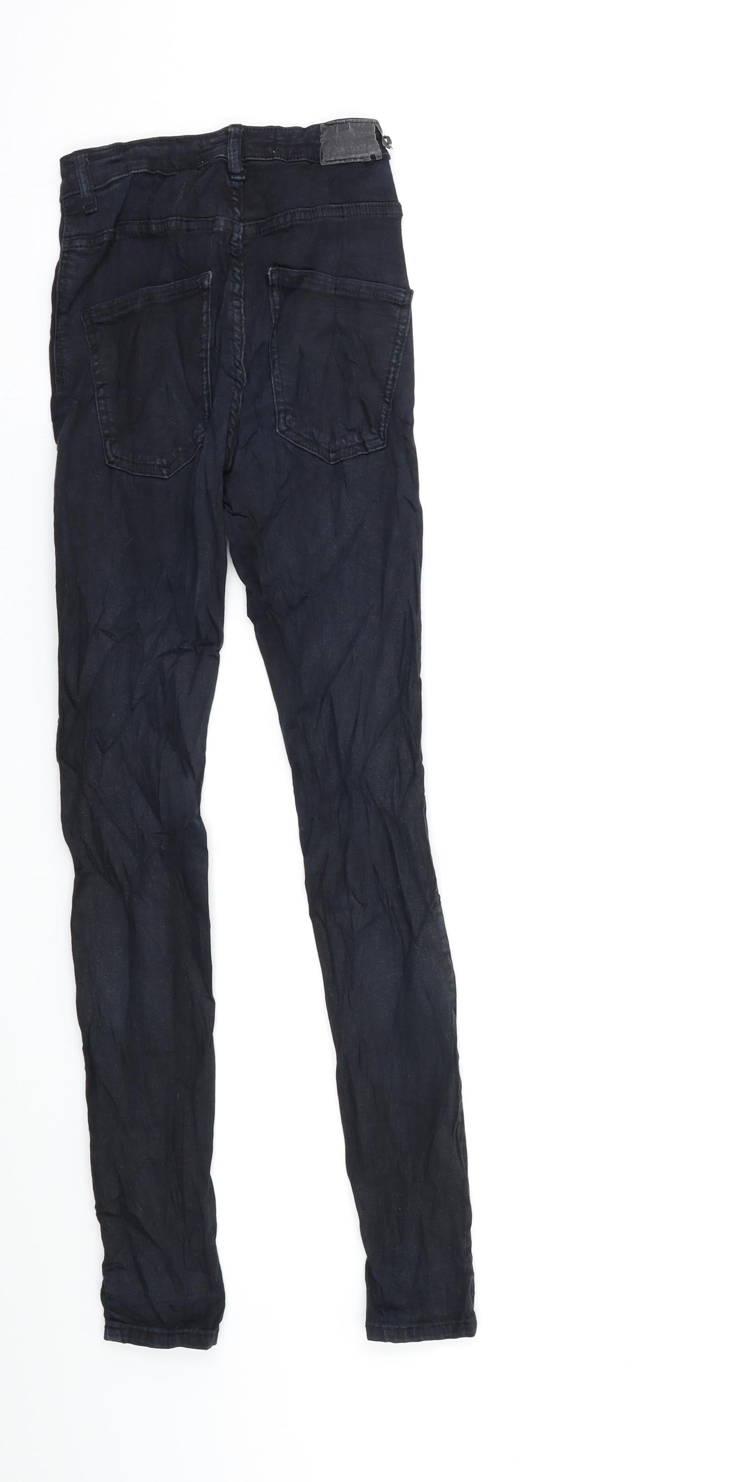 Gina Bacconi Womens Black  Denim Skinny Jeans Size XS L28 in